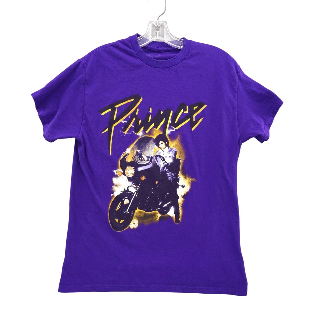 Prince T-Shirt Motorcycle Graphic‎ Purple Estate Official Size M